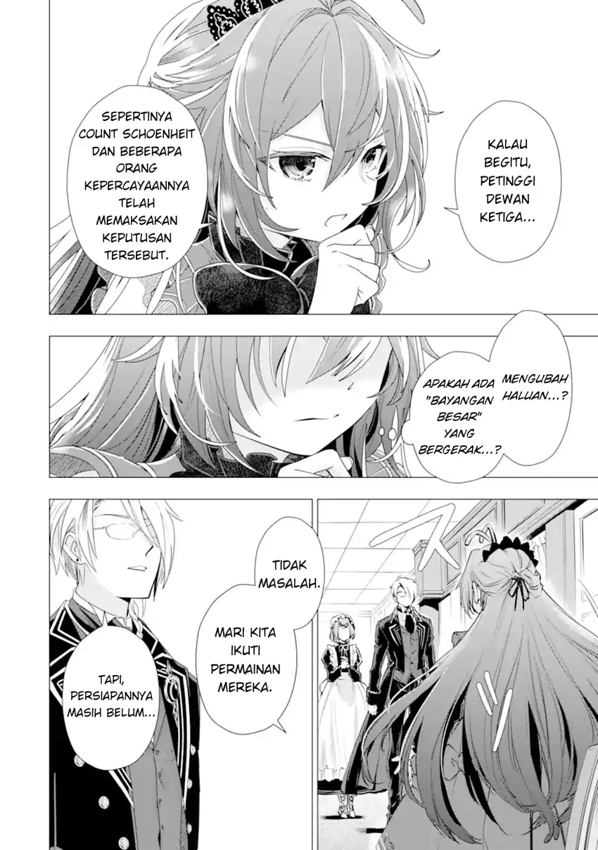 Kareinaru Akujo ni Naritai wa!: Aisare Tensei Shoujo wa, Tanoshii Nidome no Jinsei o Okurimasu Chapter 5 - halaman 34