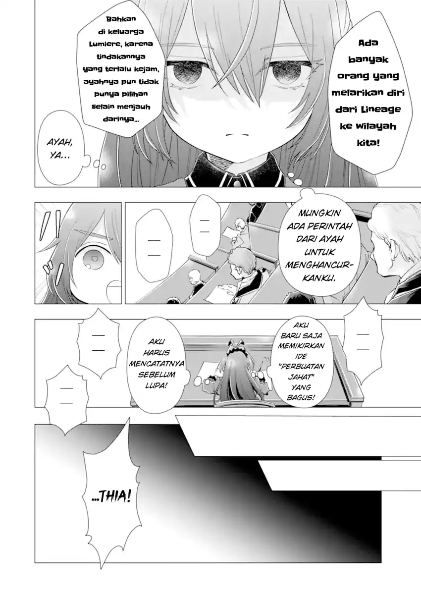 Kareinaru Akujo ni Naritai wa!: Aisare Tensei Shoujo wa, Tanoshii Nidome no Jinsei o Okurimasu Chapter 6 - halaman 24