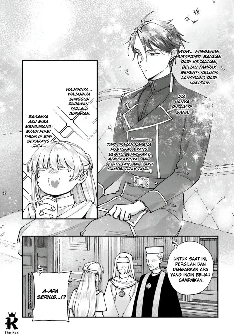 Karisome Seijo wa Kyou mo Otaishi (Oshi) ni Kyuukon Sareru Watashi to no Kekkon wa Kaishaku Chigai Nano de Okotowarishimasu! Chapter 2 - halaman 6