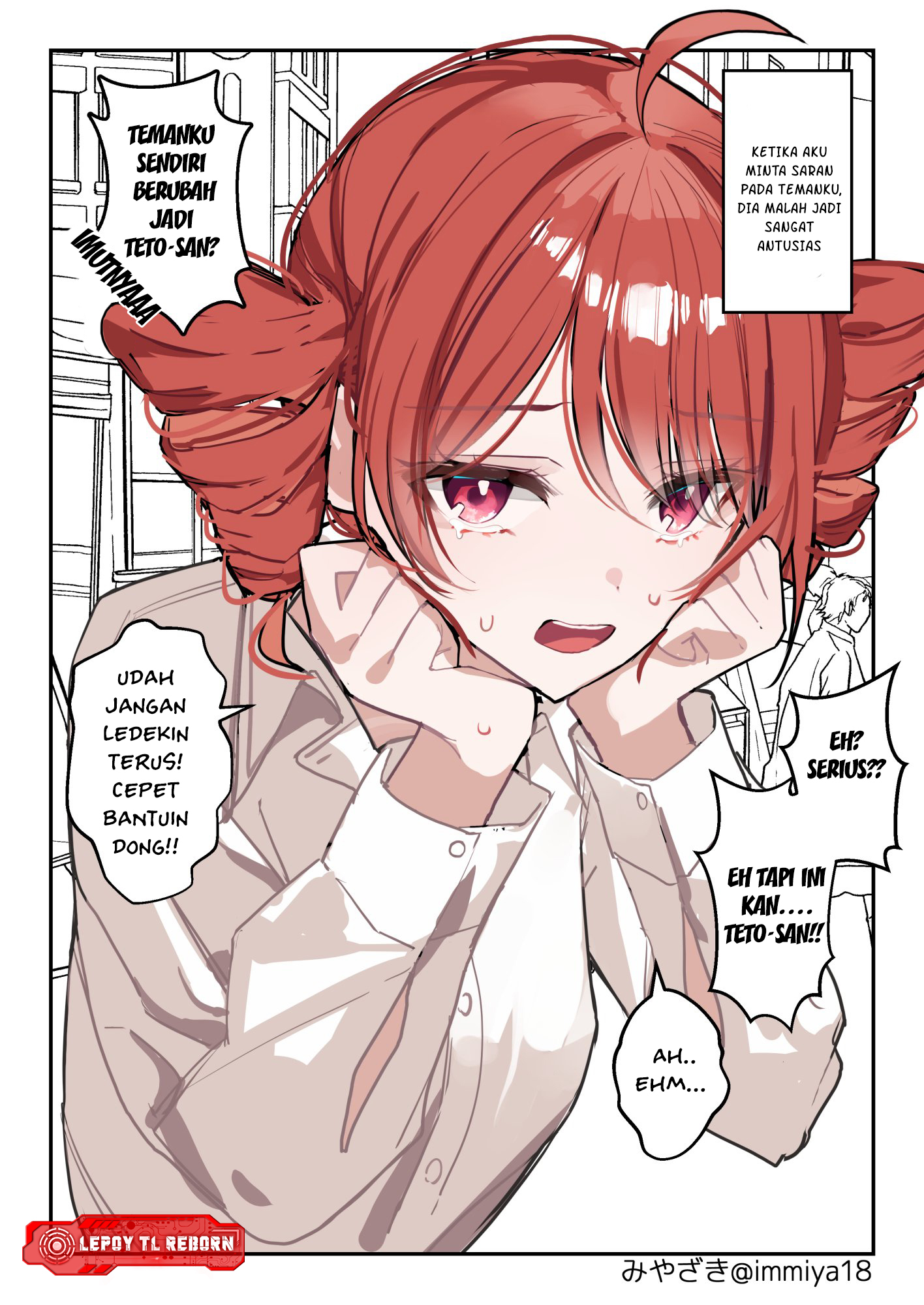 Kasane Teto ♀ ni Natta Otoko ♂ no Hanashi Chapter 2 - halaman 1