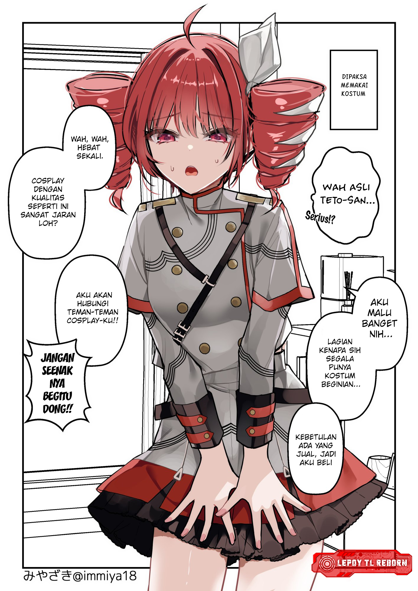 Kasane Teto ♀ ni Natta Otoko ♂ no Hanashi Chapter 3 - halaman 1
