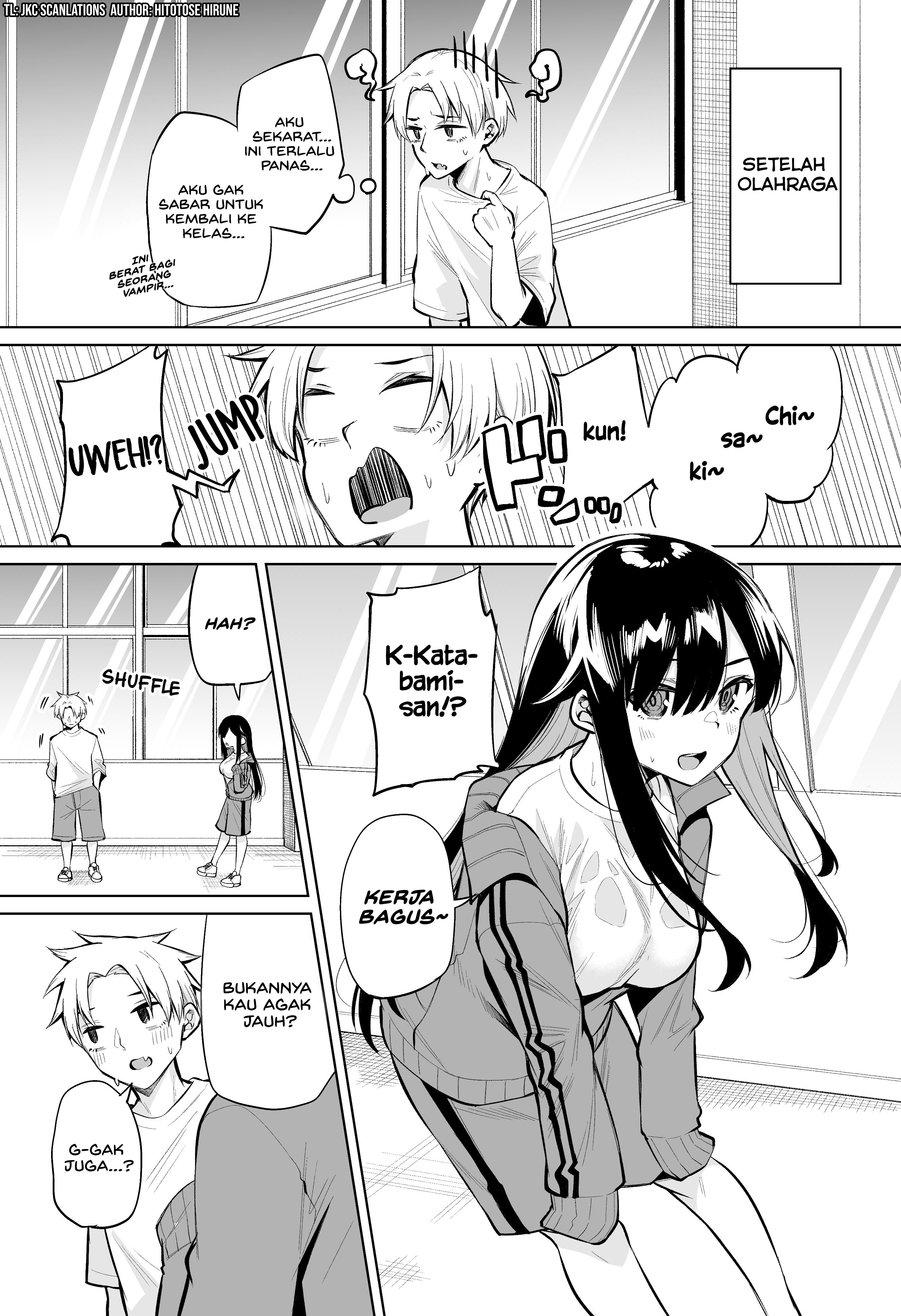 Katabami-san Wants to Get Sucked by a Vampire Chapter 3 - halaman 1