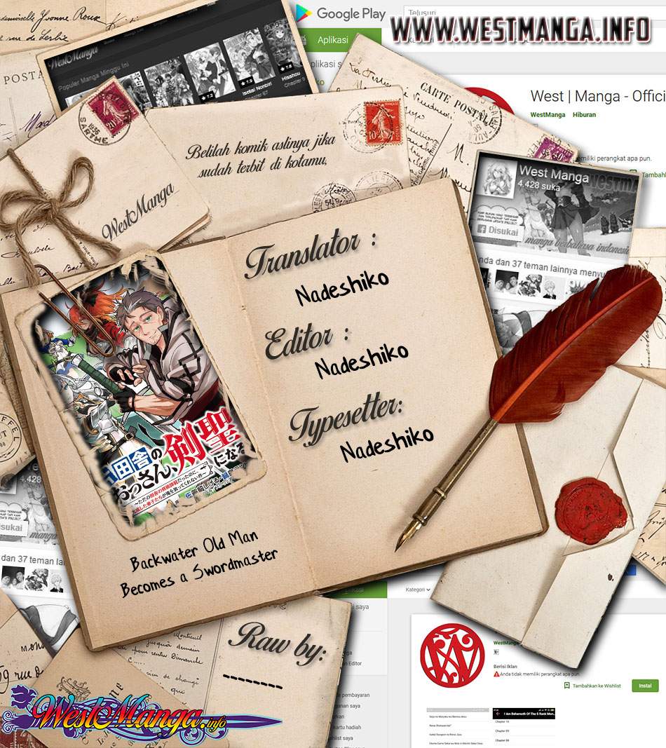 Katainaka no Ossan, Kensei ni Naru ~tada no inaka no kenjutsu shihan datta no ni, taisei shita deshi-tachi ga ore wo hottekurenai ken~ Chapter 1 - halaman 1