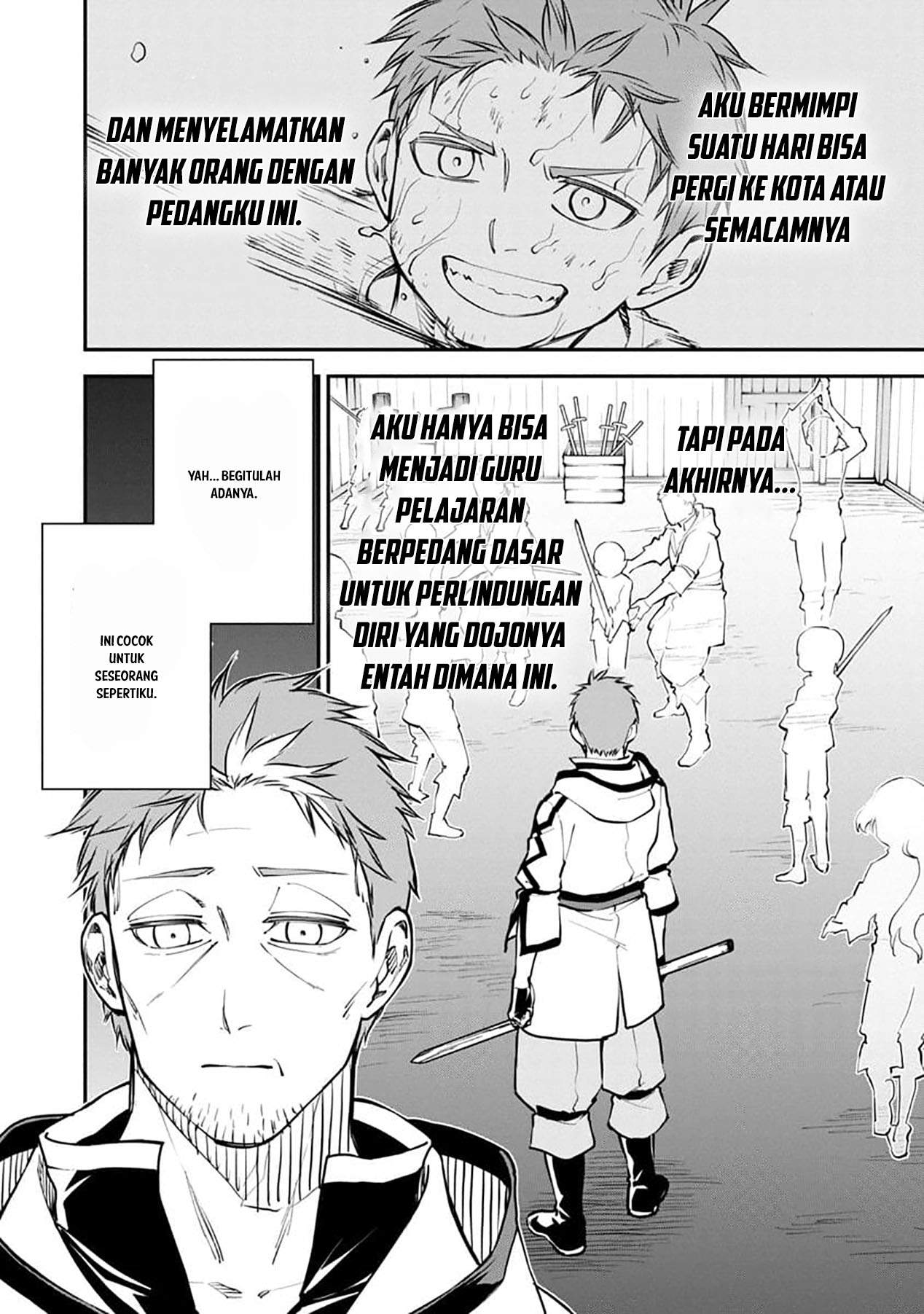 Katainaka no Ossan, Kensei ni Naru ~tada no inaka no kenjutsu shihan datta no ni, taisei shita deshi-tachi ga ore wo hottekurenai ken~ Chapter 1 - halaman 13