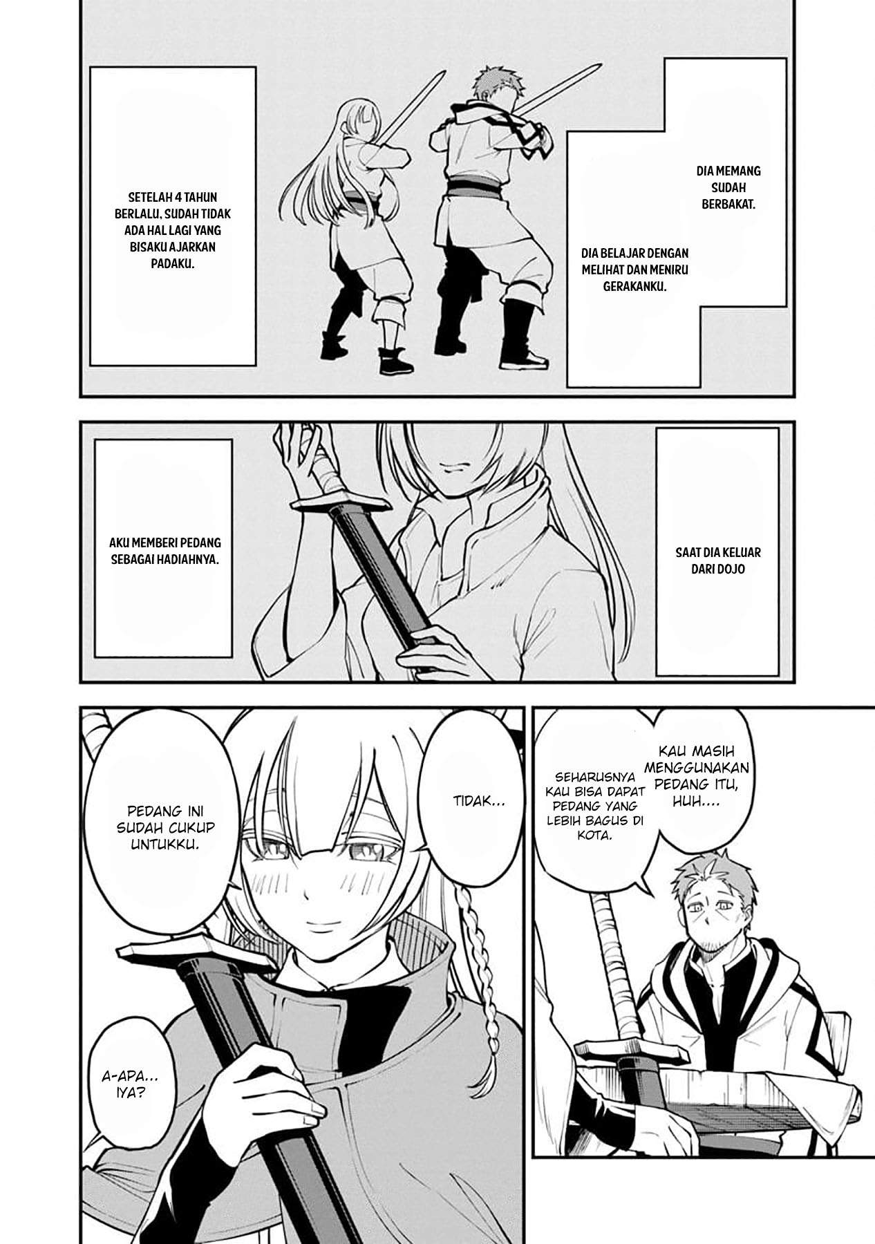 Katainaka no Ossan, Kensei ni Naru ~tada no inaka no kenjutsu shihan datta no ni, taisei shita deshi-tachi ga ore wo hottekurenai ken~ Chapter 1 - halaman 17