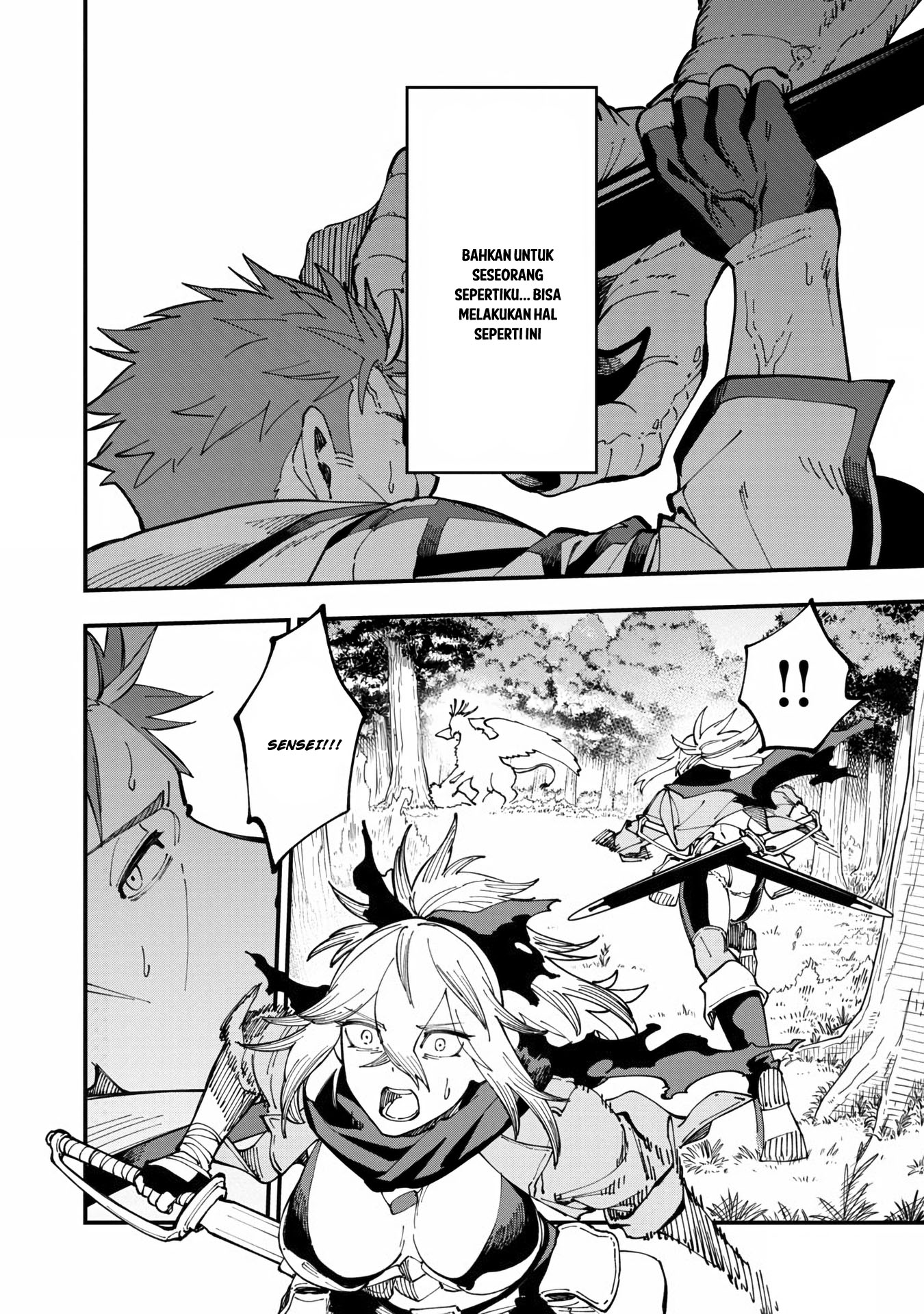Katainaka no Ossan, Kensei ni Naru ~tada no inaka no kenjutsu shihan datta no ni, taisei shita deshi-tachi ga ore wo hottekurenai ken~ Chapter 10 - halaman 38
