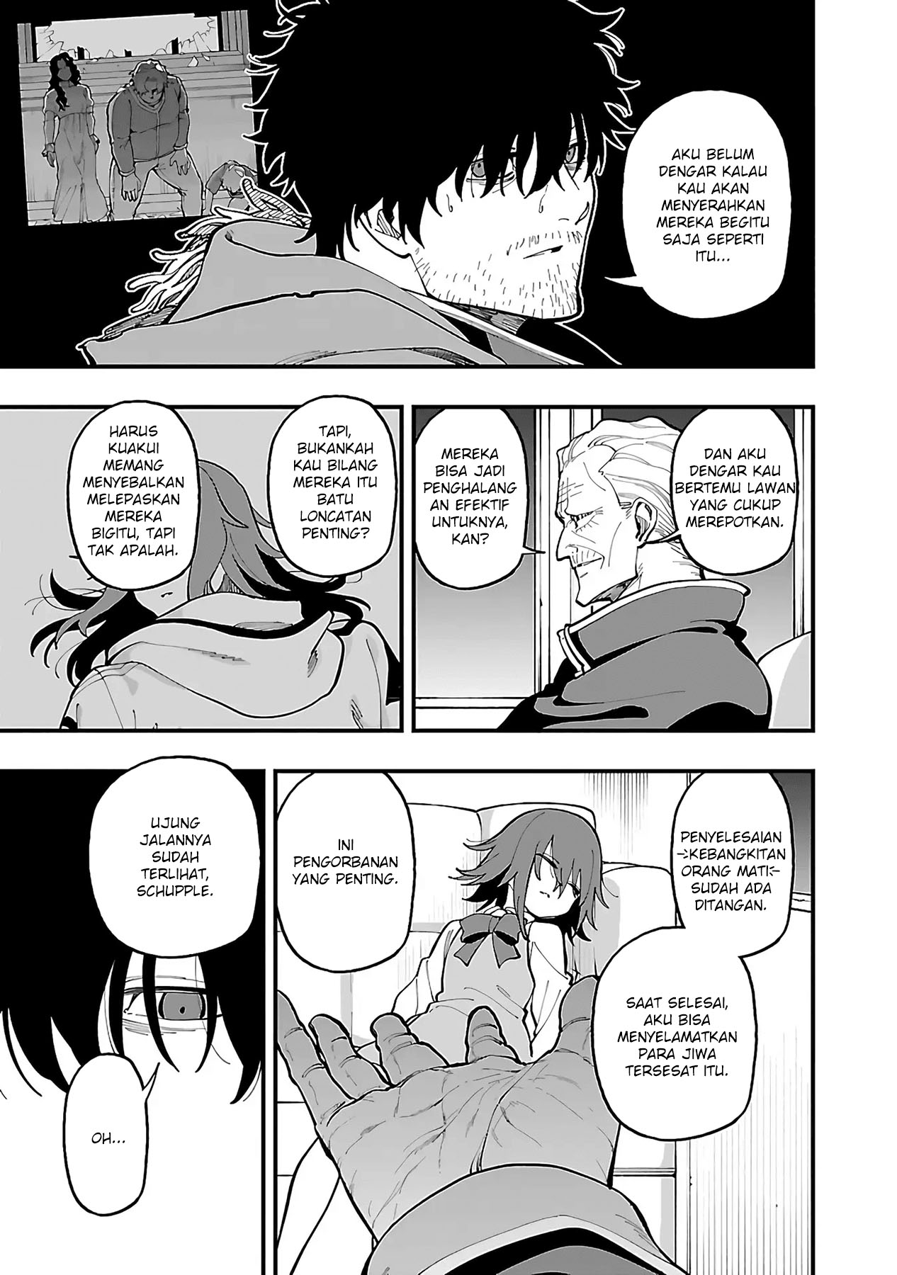 Katainaka no Ossan, Kensei ni Naru ~tada no inaka no kenjutsu shihan datta no ni, taisei shita deshi-tachi ga ore wo hottekurenai ken~ Chapter 24 - halaman 11
