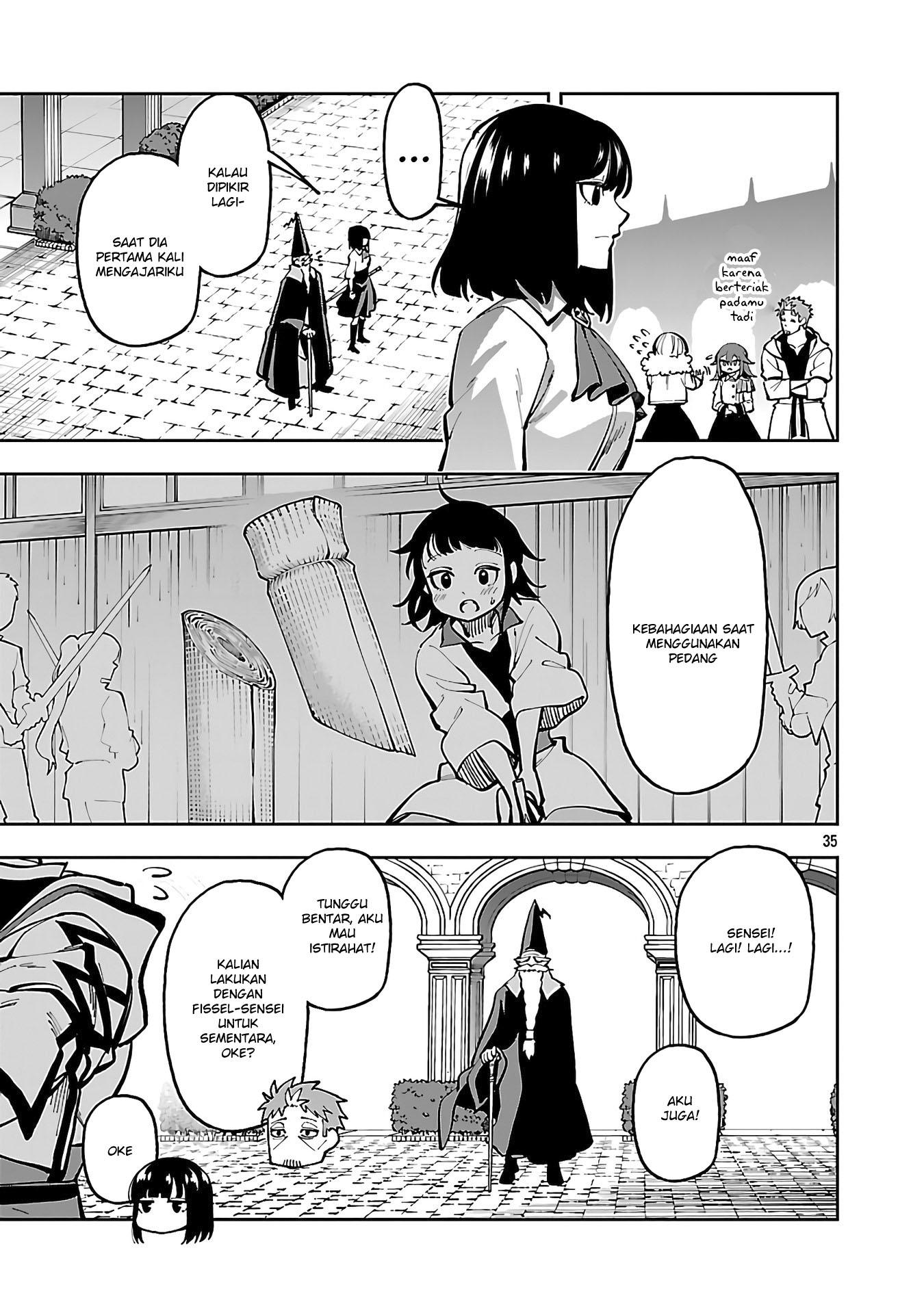 Katainaka no Ossan, Kensei ni Naru ~tada no inaka no kenjutsu shihan datta no ni, taisei shita deshi-tachi ga ore wo hottekurenai ken~ Chapter 31 - halaman 37