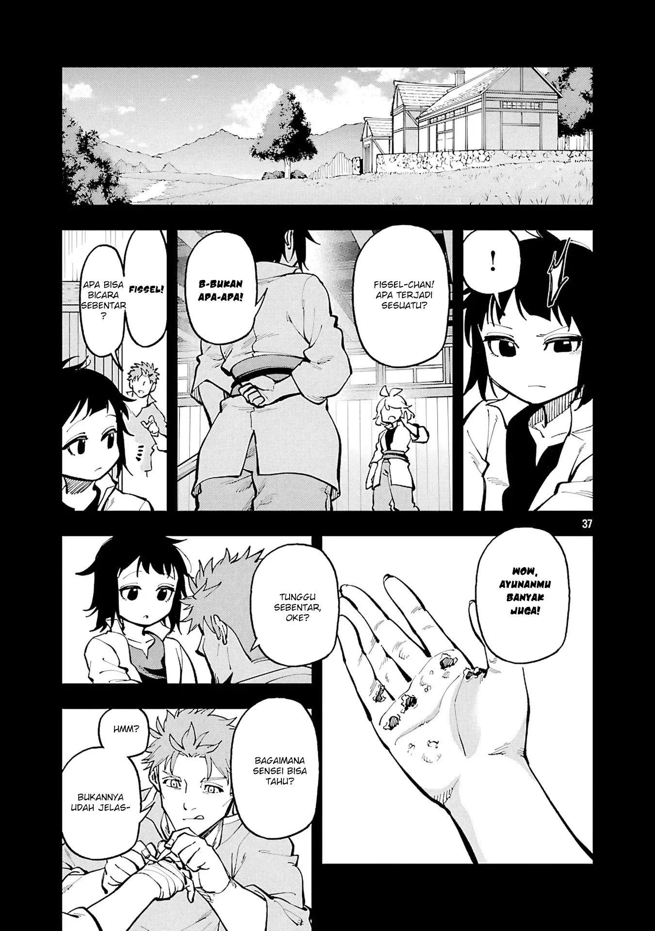 Katainaka no Ossan, Kensei ni Naru ~tada no inaka no kenjutsu shihan datta no ni, taisei shita deshi-tachi ga ore wo hottekurenai ken~ Chapter 33 - halaman 35