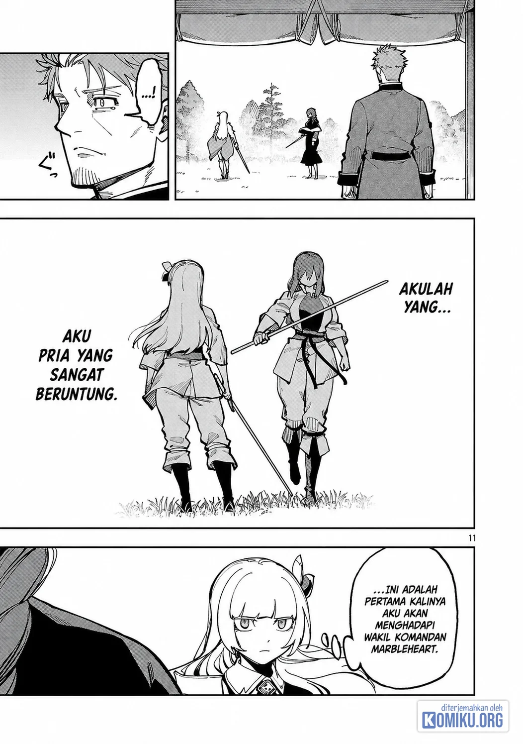 Katainaka no Ossan, Kensei ni Naru ~tada no inaka no kenjutsu shihan datta no ni, taisei shita deshi-tachi ga ore wo hottekurenai ken~ Chapter 39.2 - halaman 13