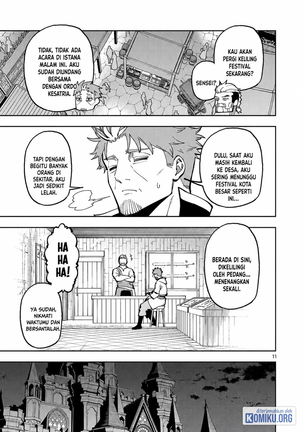 Katainaka no Ossan, Kensei ni Naru ~tada no inaka no kenjutsu shihan datta no ni, taisei shita deshi-tachi ga ore wo hottekurenai ken~ Chapter 40.1 - halaman 12