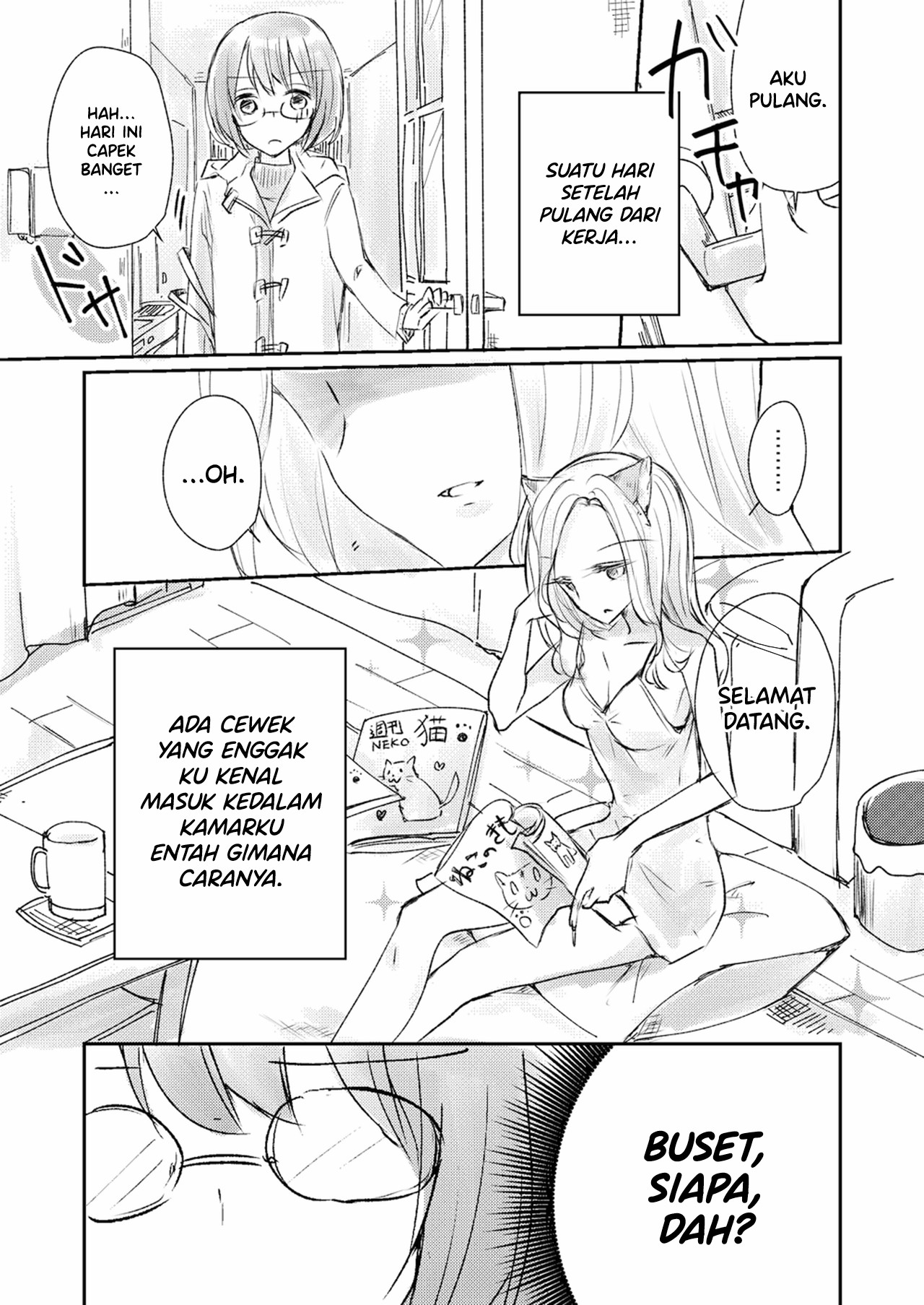 Katteru Neko ga Gijinka Shitakedo Chotto Imeeji to Chigatta Hanashi Chapter 0 - halaman 1