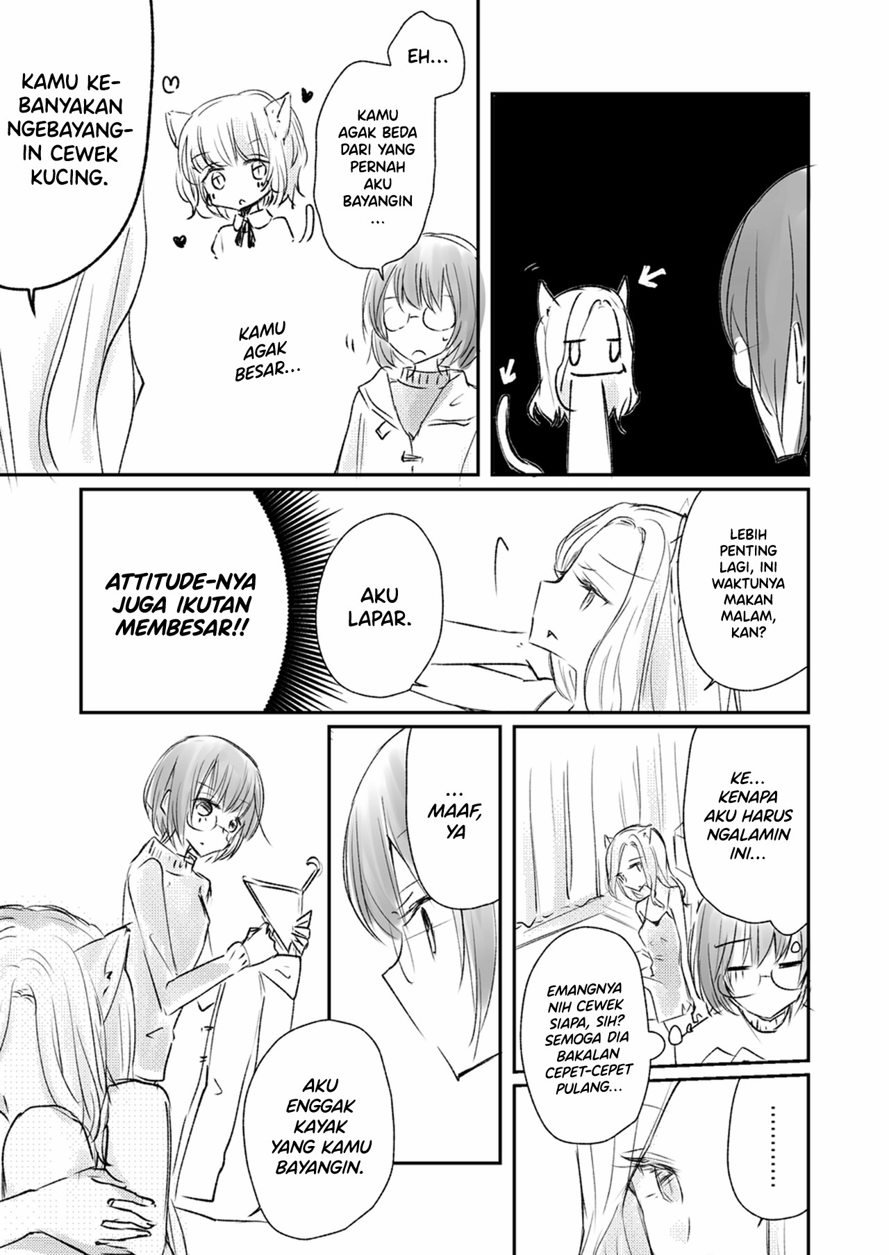 Katteru Neko ga Gijinka Shitakedo Chotto Imeeji to Chigatta Hanashi Chapter 0 - halaman 3