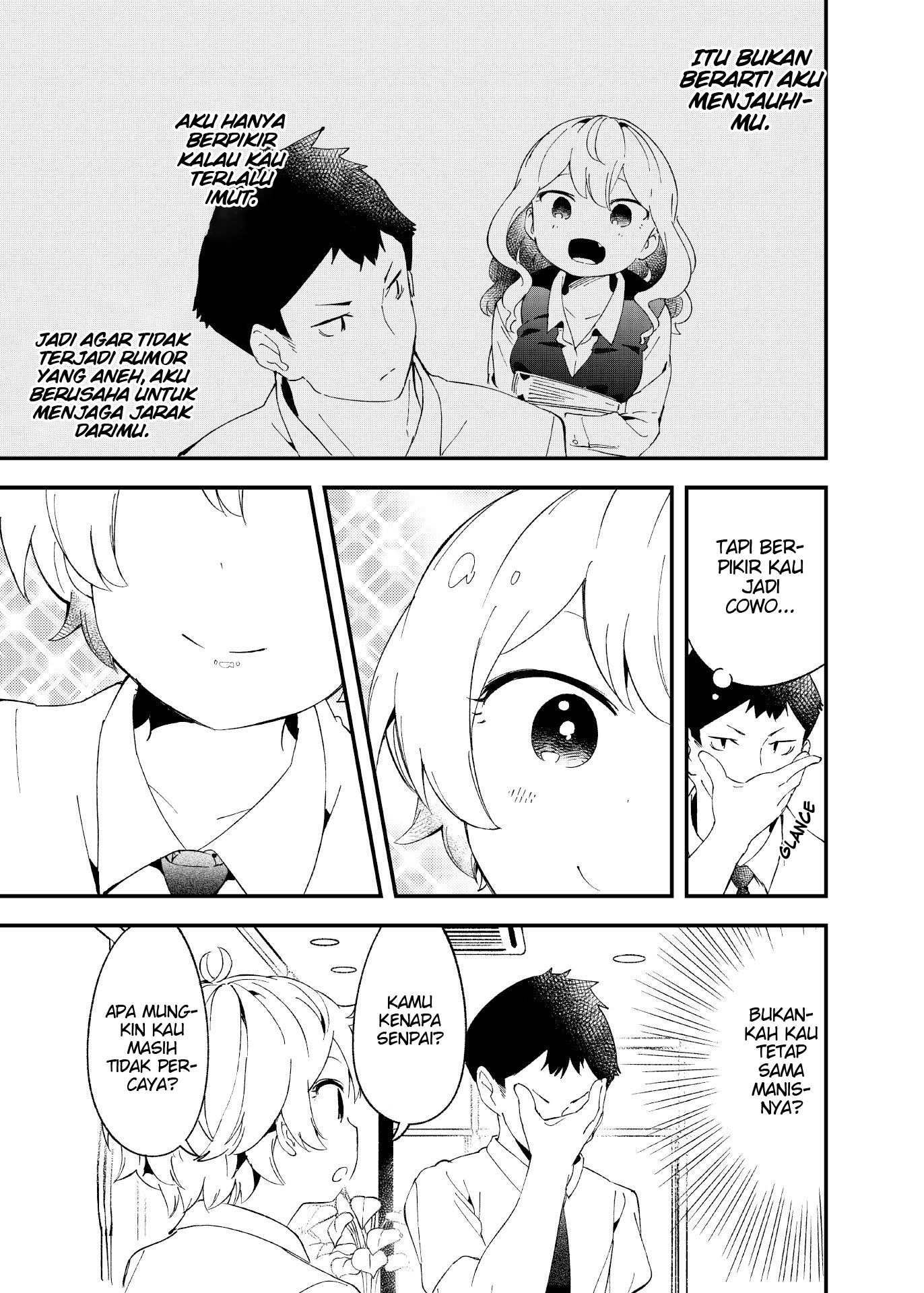 Kawaii Kouhai ga Otoko ni Natta Hanashi Chapter 1 - halaman 3