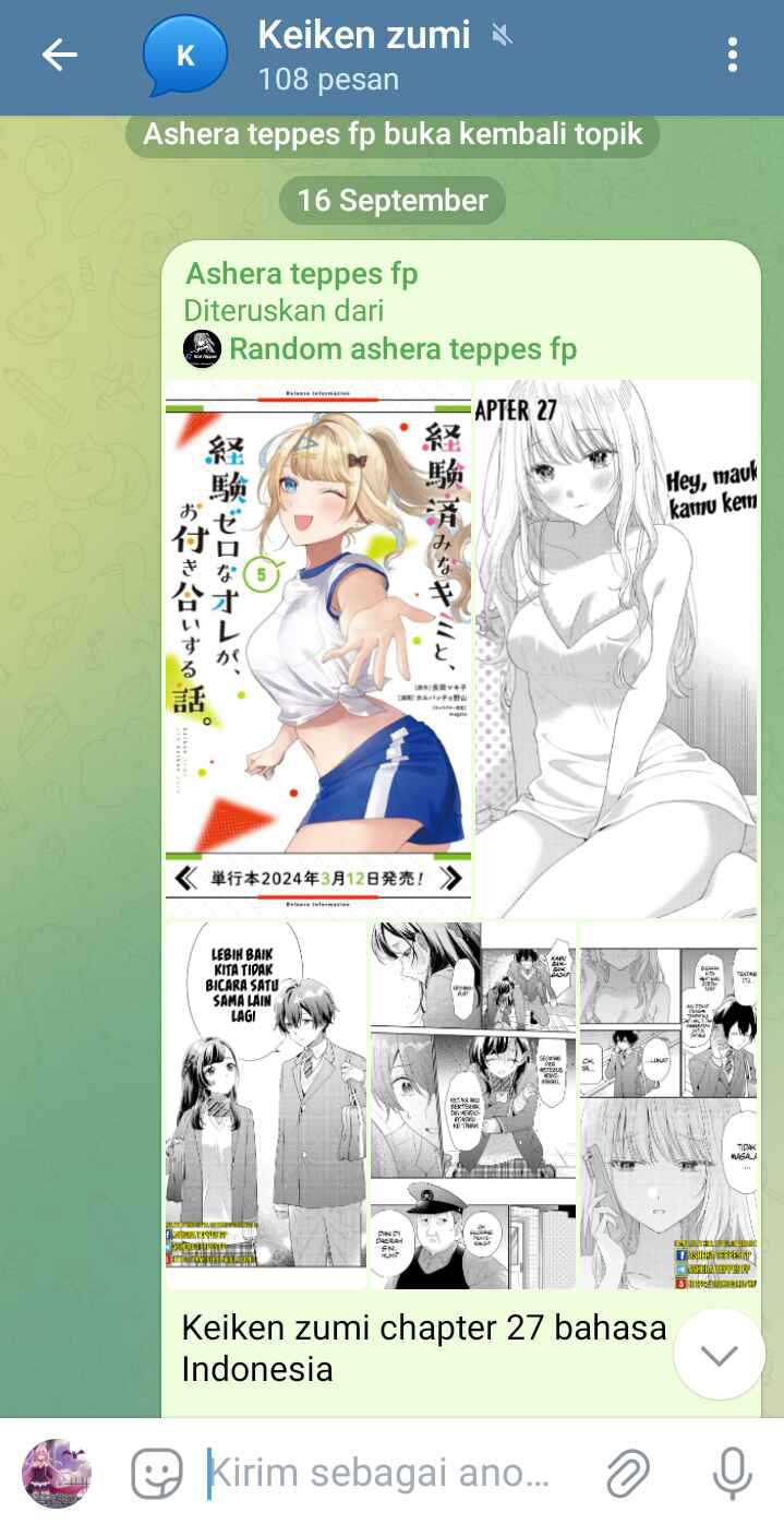 Keiken Zumi na Kimi to, Keikein Zero na Ore ga, Otsukiai Suru Hanashi Chapter 23 - halaman 15
