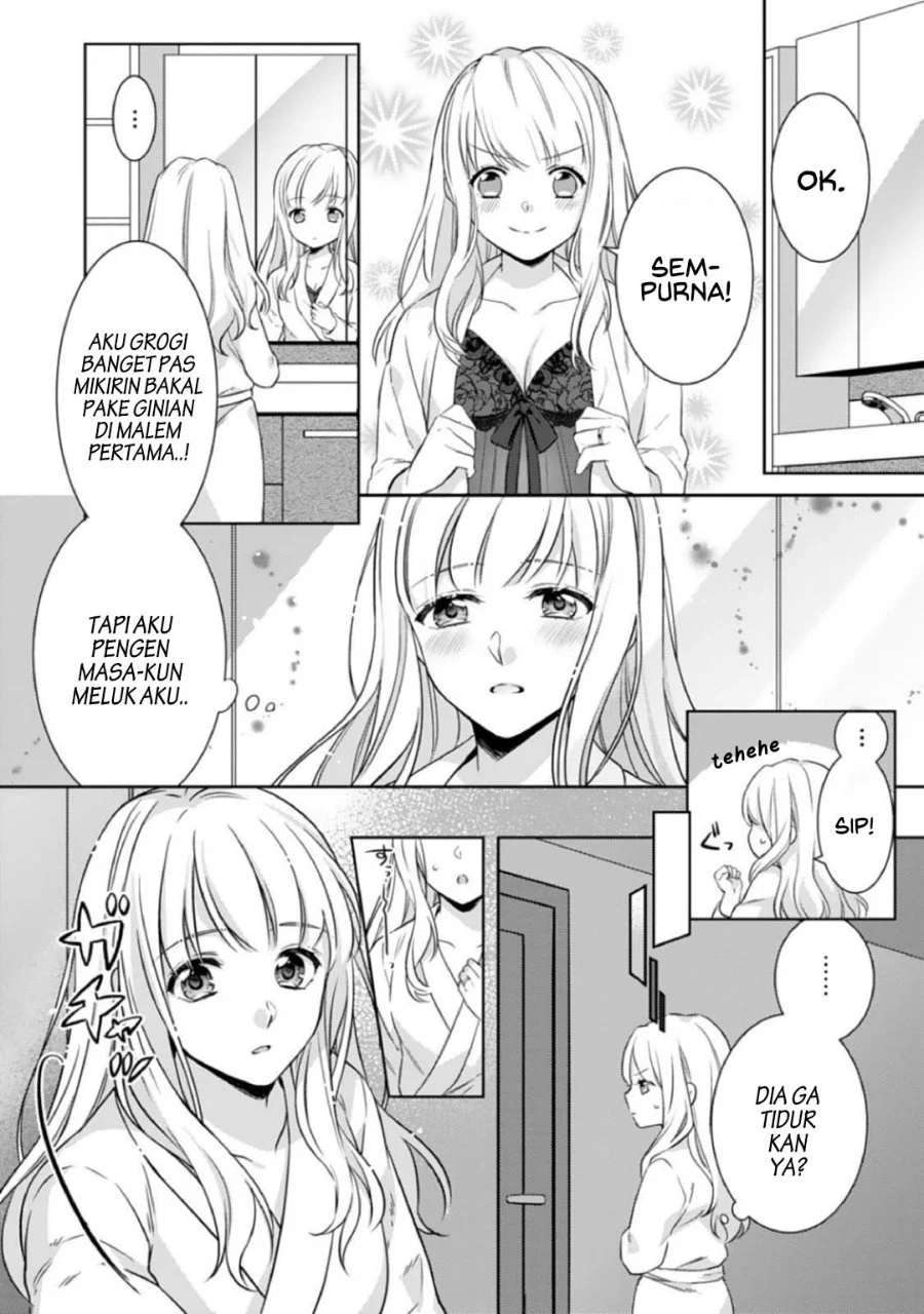Kekkon made Ecchi wa Kinshi!?: Nengan no Shoya o Mukaeta Futari no Ohanashi. Chapter 1 - halaman 18