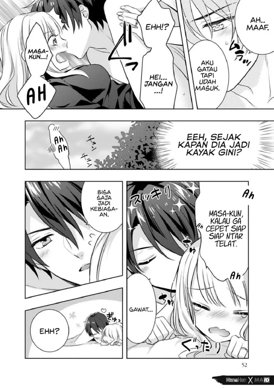 Kekkon made Ecchi wa Kinshi!?: Nengan no Shoya o Mukaeta Futari no Ohanashi. Chapter 2 - halaman 19