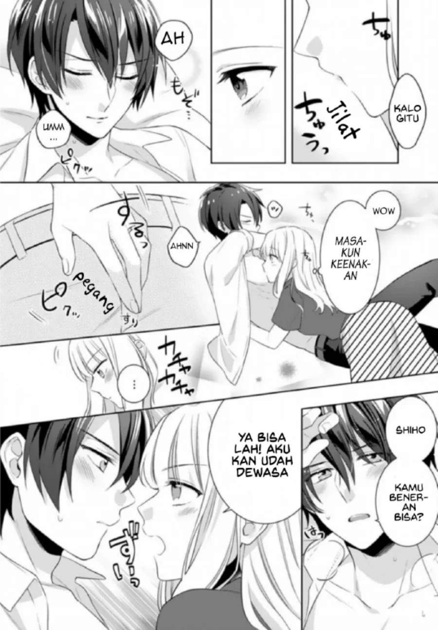 Kekkon made Ecchi wa Kinshi!?: Nengan no Shoya o Mukaeta Futari no Ohanashi. Chapter 3 - halaman 14