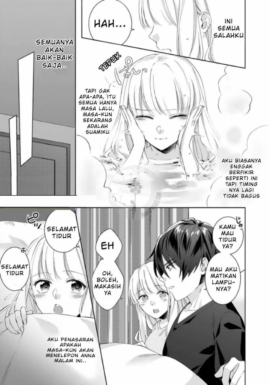 Kekkon made Ecchi wa Kinshi!?: Nengan no Shoya o Mukaeta Futari no Ohanashi. Chapter 5 - halaman 6