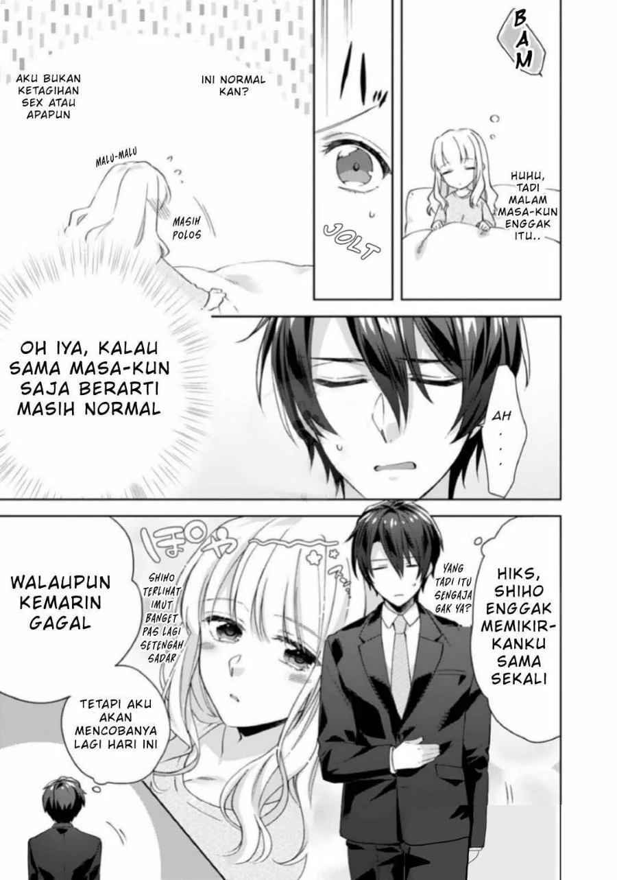 Kekkon made Ecchi wa Kinshi!?: Nengan no Shoya o Mukaeta Futari no Ohanashi. Chapter 5 - halaman 8