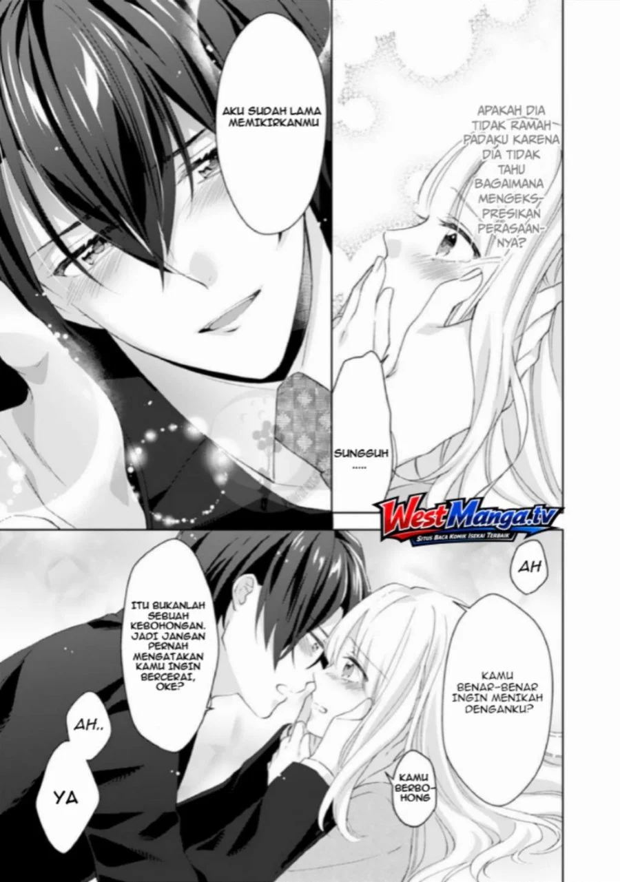 Kekkon made Ecchi wa Kinshi!?: Nengan no Shoya o Mukaeta Futari no Ohanashi. Chapter 6 - halaman 22
