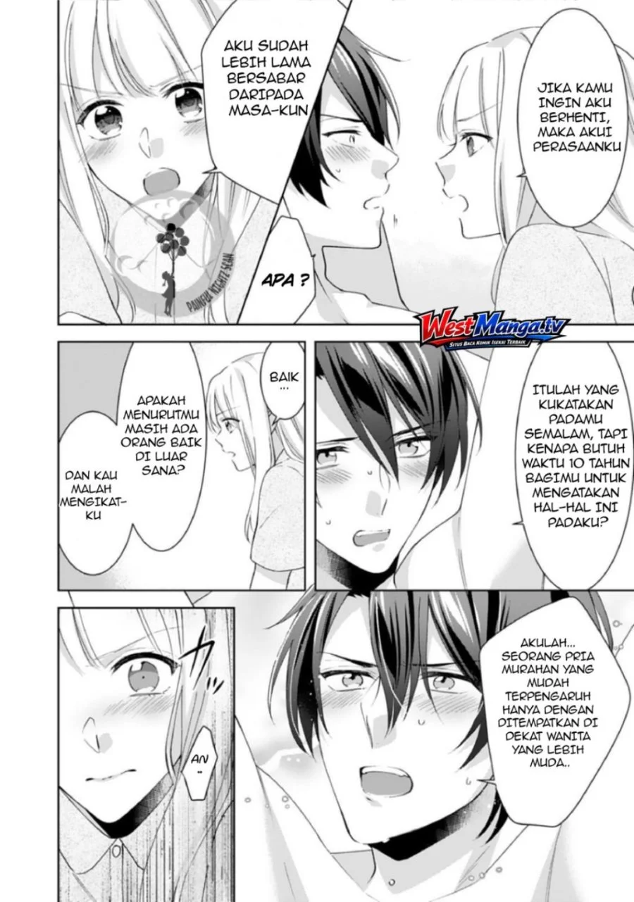 Kekkon made Ecchi wa Kinshi!?: Nengan no Shoya o Mukaeta Futari no Ohanashi. Chapter 7 - halaman 18
