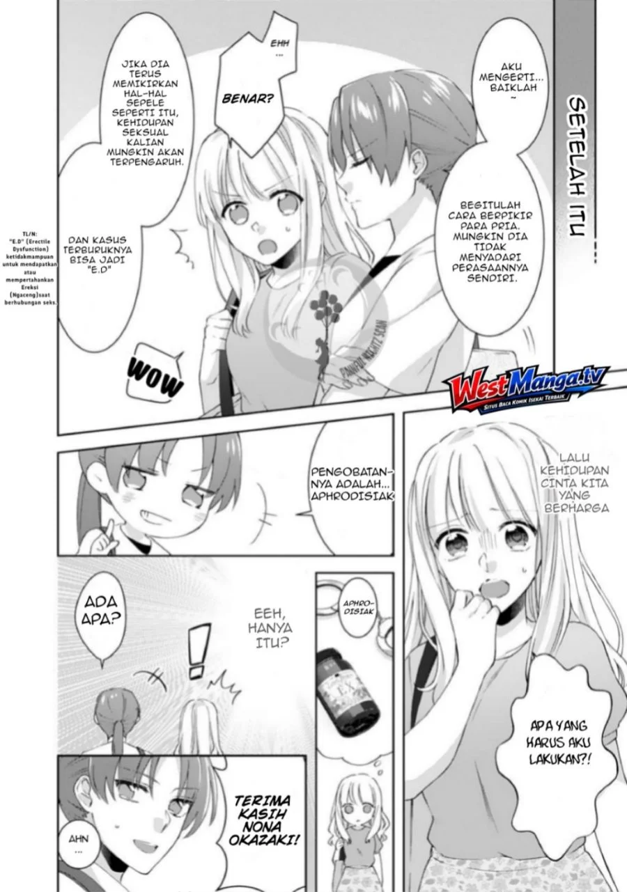 Kekkon made Ecchi wa Kinshi!?: Nengan no Shoya o Mukaeta Futari no Ohanashi. Chapter 7 - halaman 6