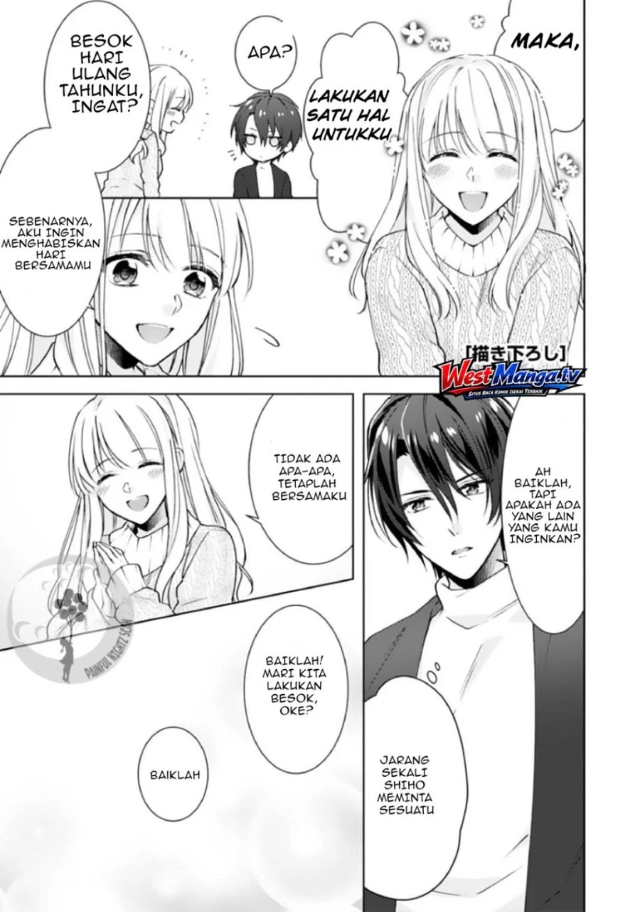 Kekkon made Ecchi wa Kinshi!?: Nengan no Shoya o Mukaeta Futari no Ohanashi. Chapter 8 - halaman 13
