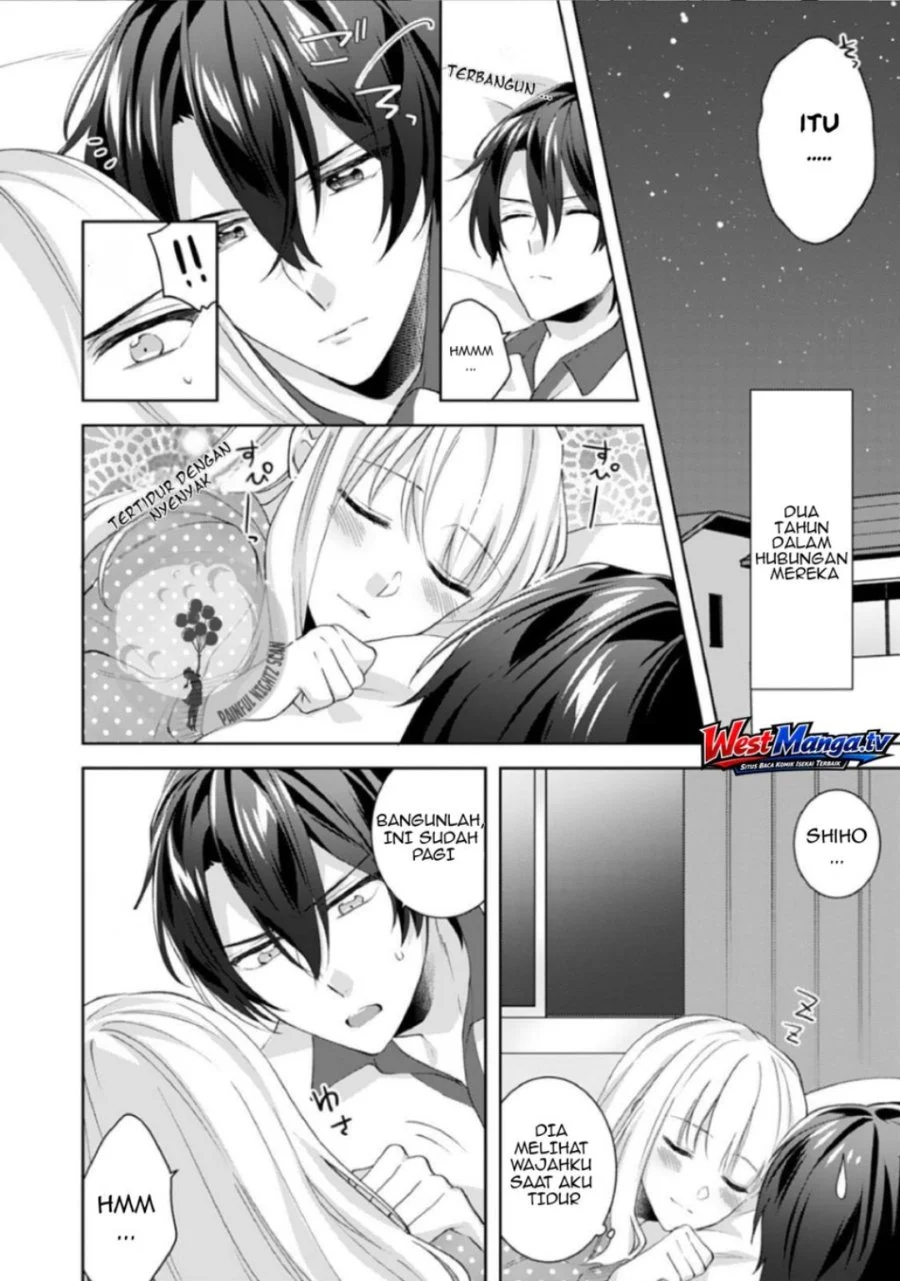 Kekkon made Ecchi wa Kinshi!?: Nengan no Shoya o Mukaeta Futari no Ohanashi. Chapter 8 - halaman 4