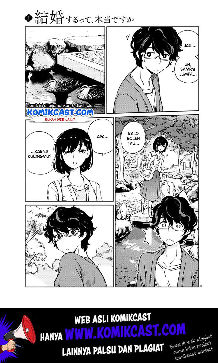 Kekkon suru tte, Hontou desu ka Chapter 1 - halaman 35