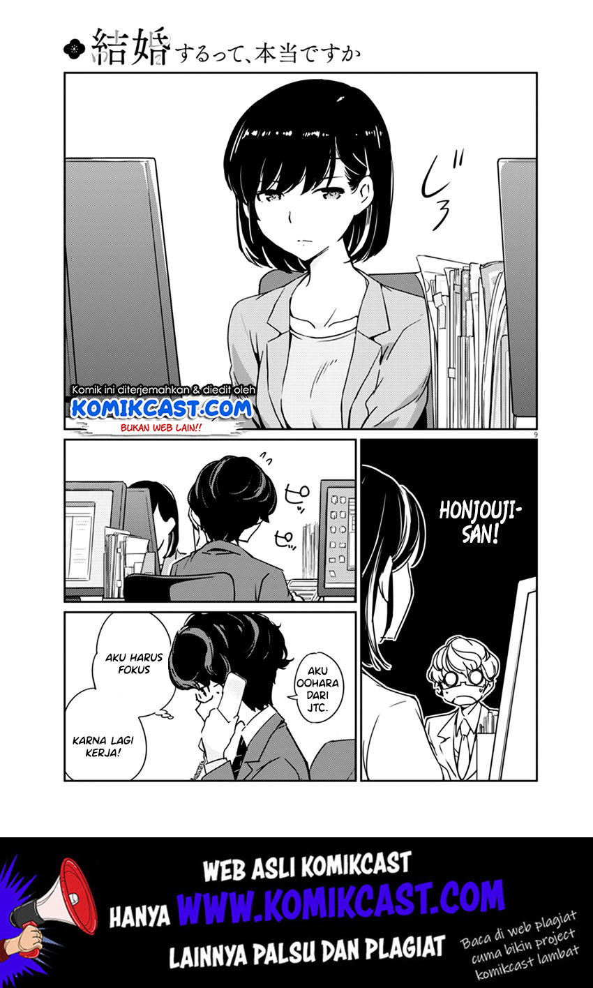 Kekkon suru tte, Hontou desu ka Chapter 1 - halaman 9