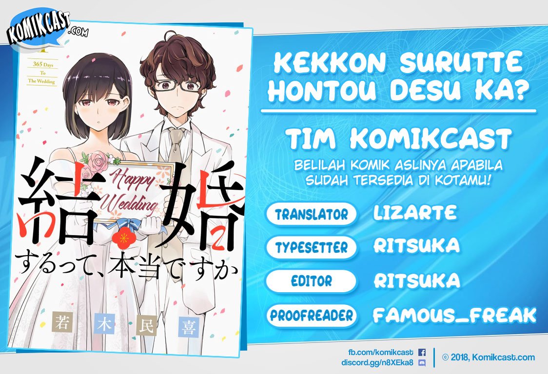 Kekkon suru tte, Hontou desu ka Chapter 18 - halaman 1