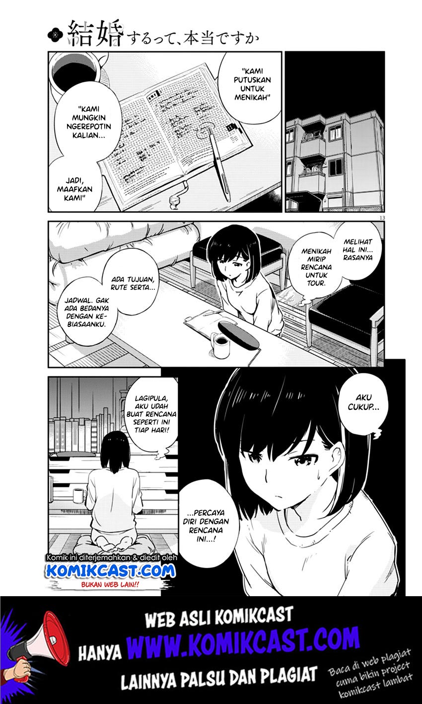 Kekkon suru tte, Hontou desu ka Chapter 2 - halaman 14