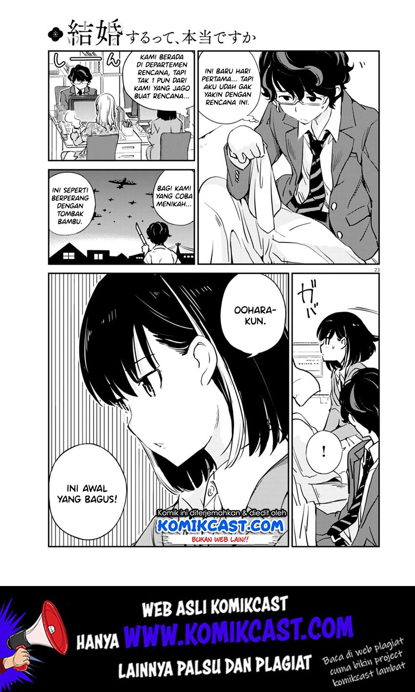Kekkon suru tte, Hontou desu ka Chapter 2 - halaman 24