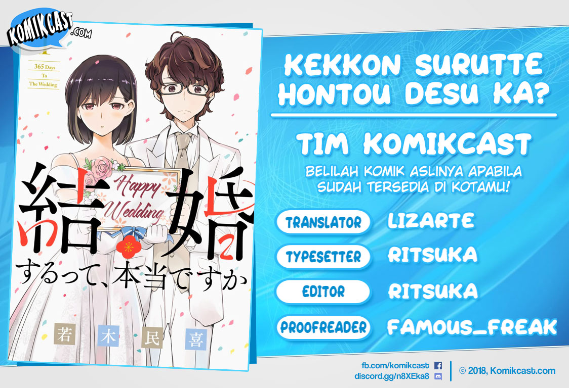 Kekkon suru tte, Hontou desu ka Chapter 22 - halaman 1