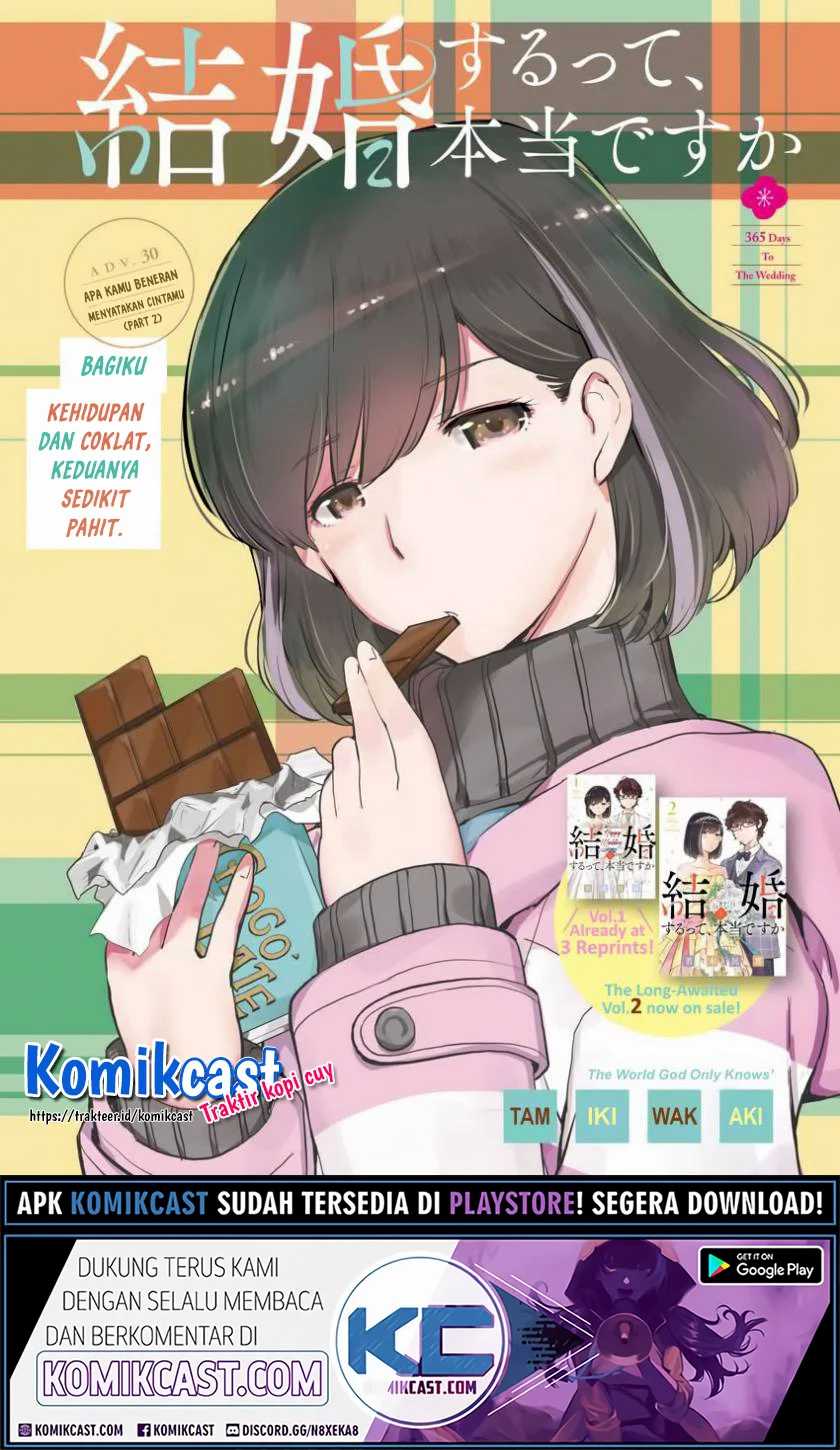 Kekkon suru tte, Hontou desu ka Chapter 30 - halaman 2