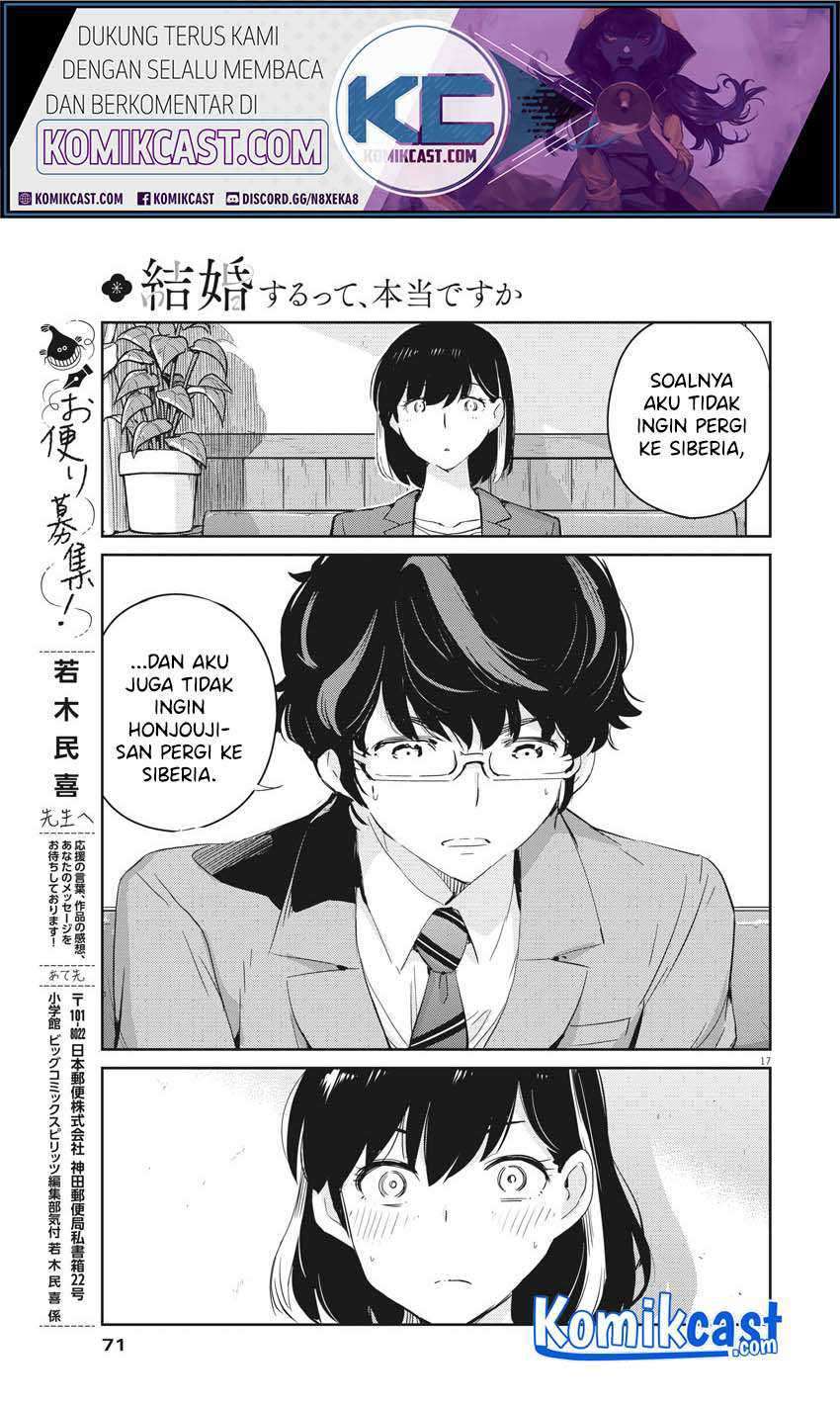 Kekkon suru tte, Hontou desu ka Chapter 40 - halaman 18