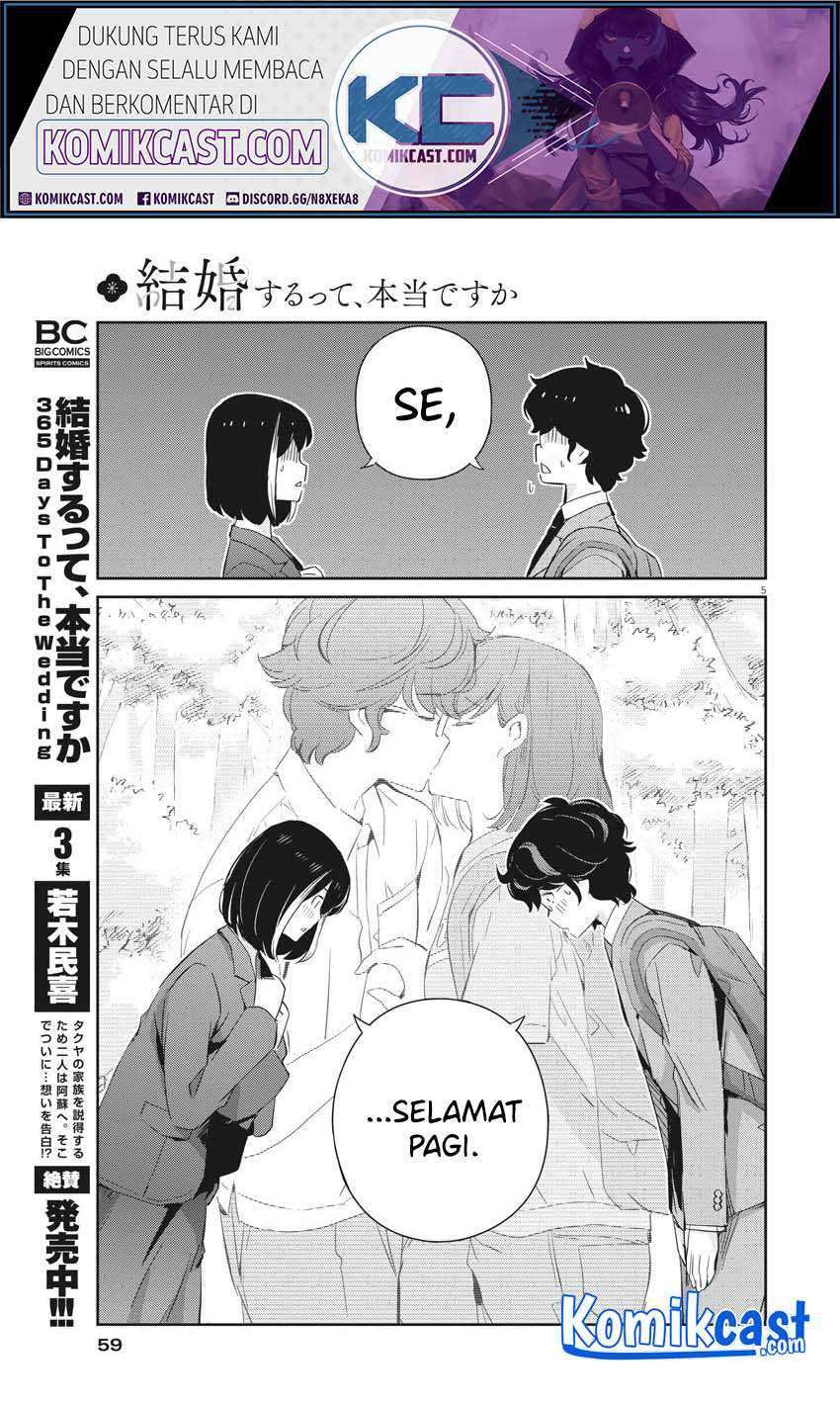 Kekkon suru tte, Hontou desu ka Chapter 40 - halaman 6