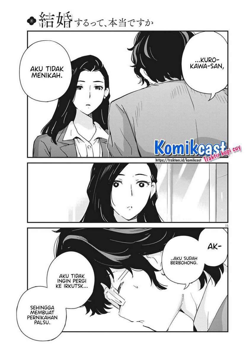 Kekkon suru tte, Hontou desu ka Chapter 47 - halaman 16