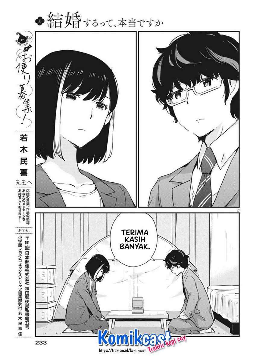 Kekkon suru tte, Hontou desu ka Chapter 48 - halaman 17