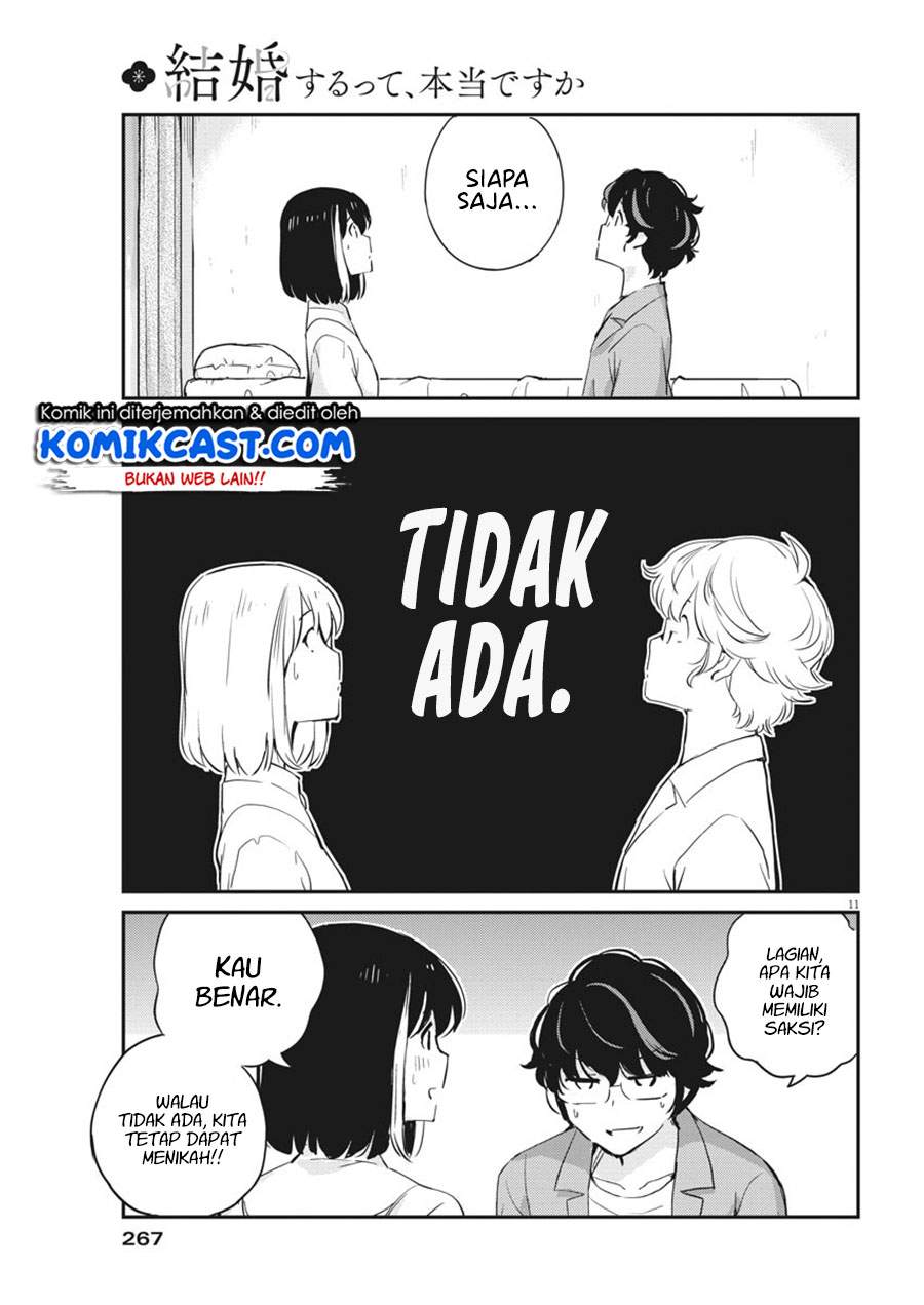 Kekkon suru tte, Hontou desu ka Chapter 53 - halaman 12