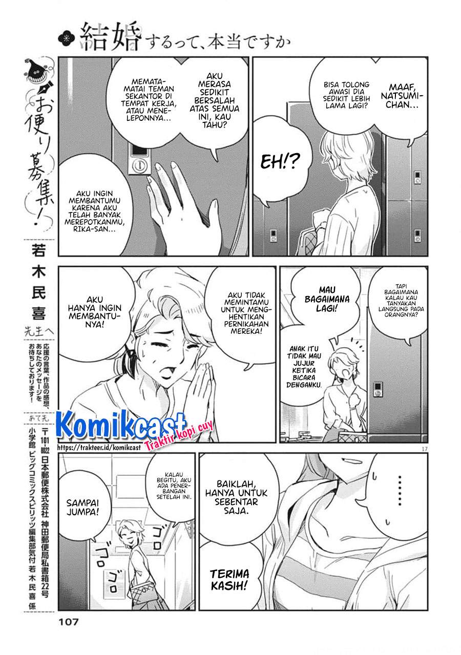 Kekkon suru tte, Hontou desu ka Chapter 54 - halaman 19