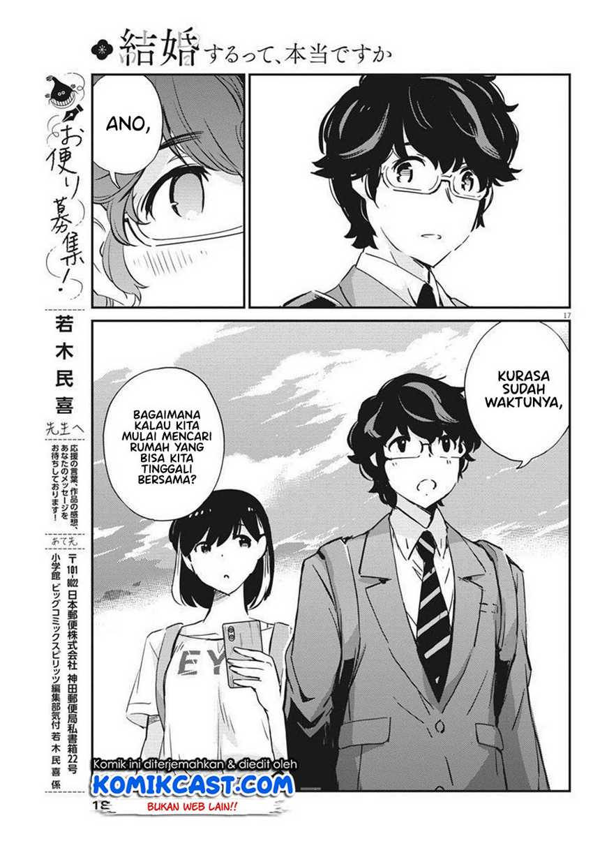 Kekkon suru tte, Hontou desu ka Chapter 58 - halaman 18