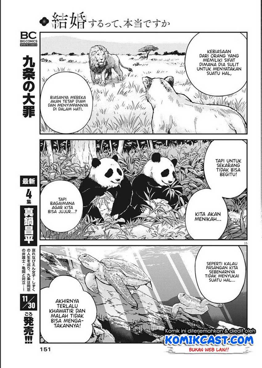Kekkon suru tte, Hontou desu ka Chapter 59 - halaman 16