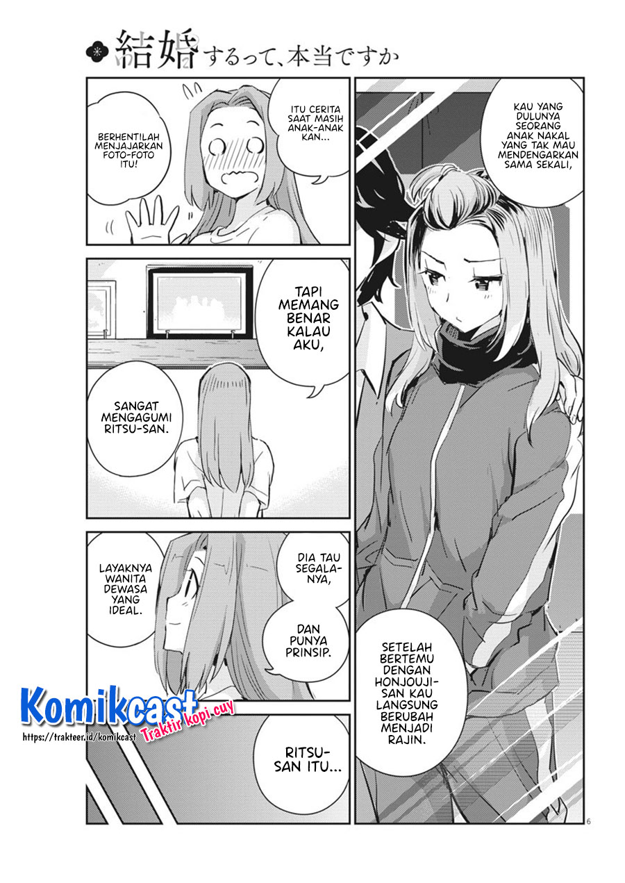 Kekkon suru tte, Hontou desu ka Chapter 63 - halaman 7