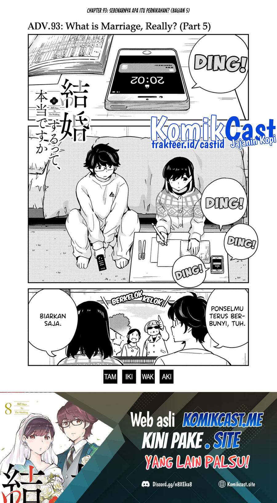 Kekkon suru tte, Hontou desu ka Chapter 93 - halaman 2
