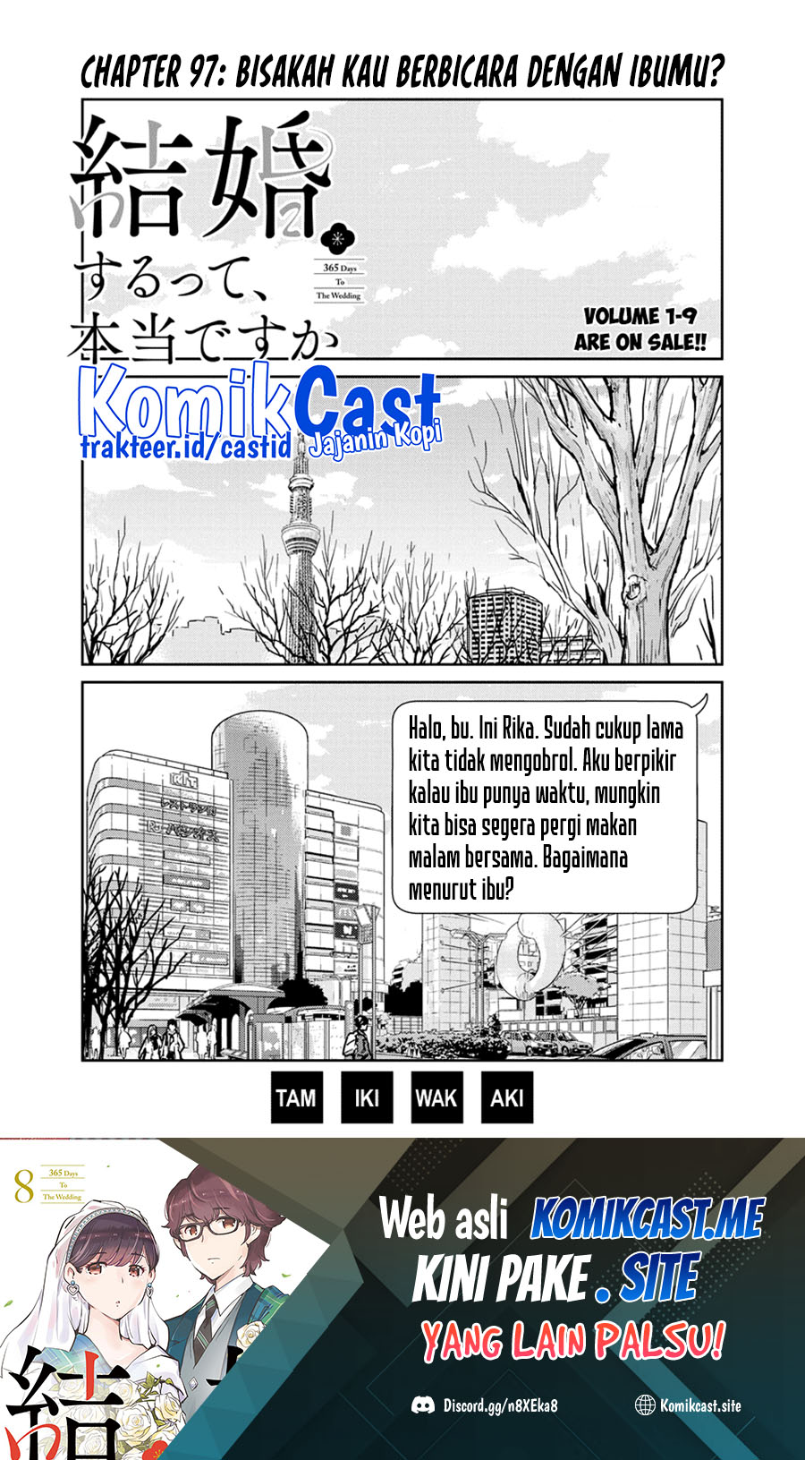 Kekkon suru tte, Hontou desu ka Chapter 97 - halaman 2