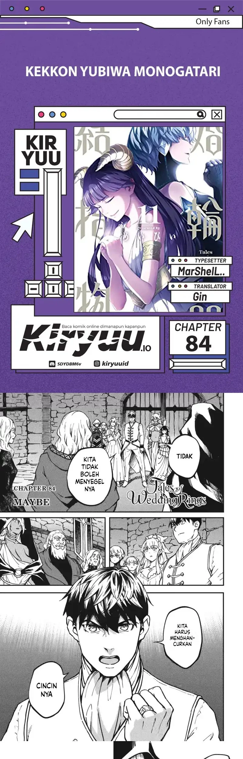 Kekkon Yubiwa Monogatari Chapter 84 - halaman 1