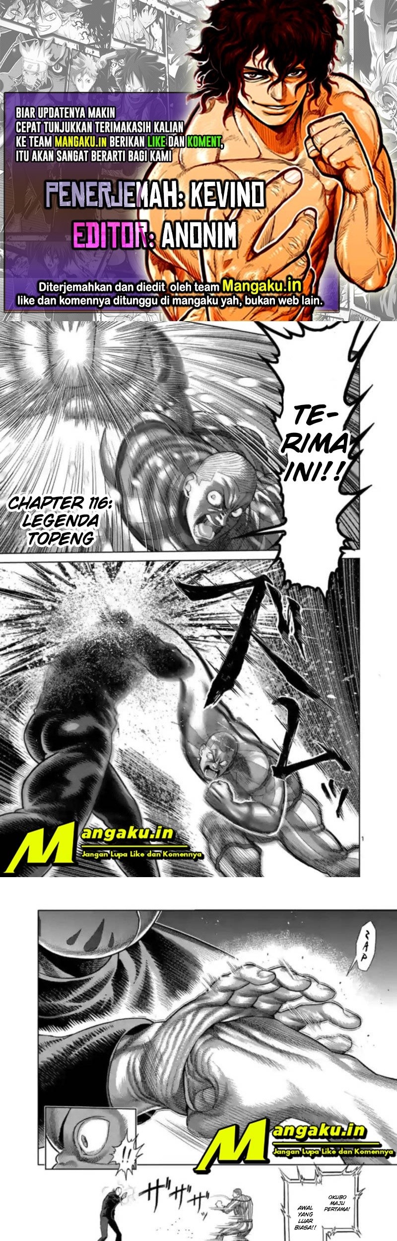 Kengan Omega Chapter 116 - halaman 1