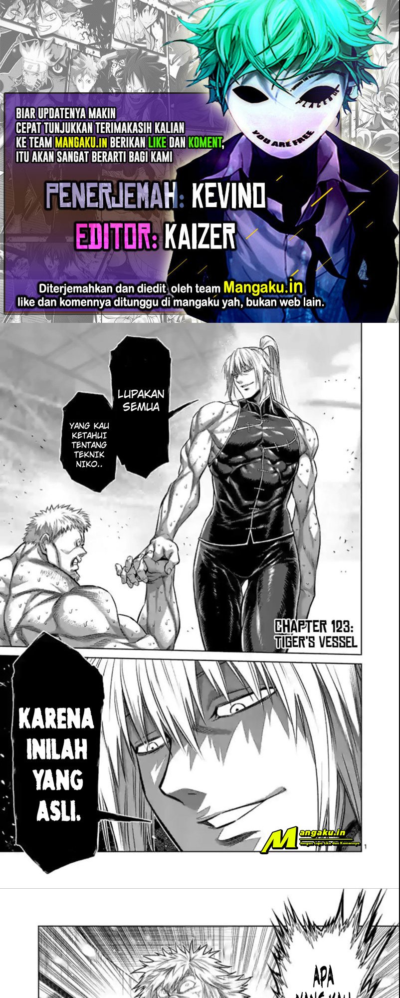 Kengan Omega Chapter 123 - halaman 1